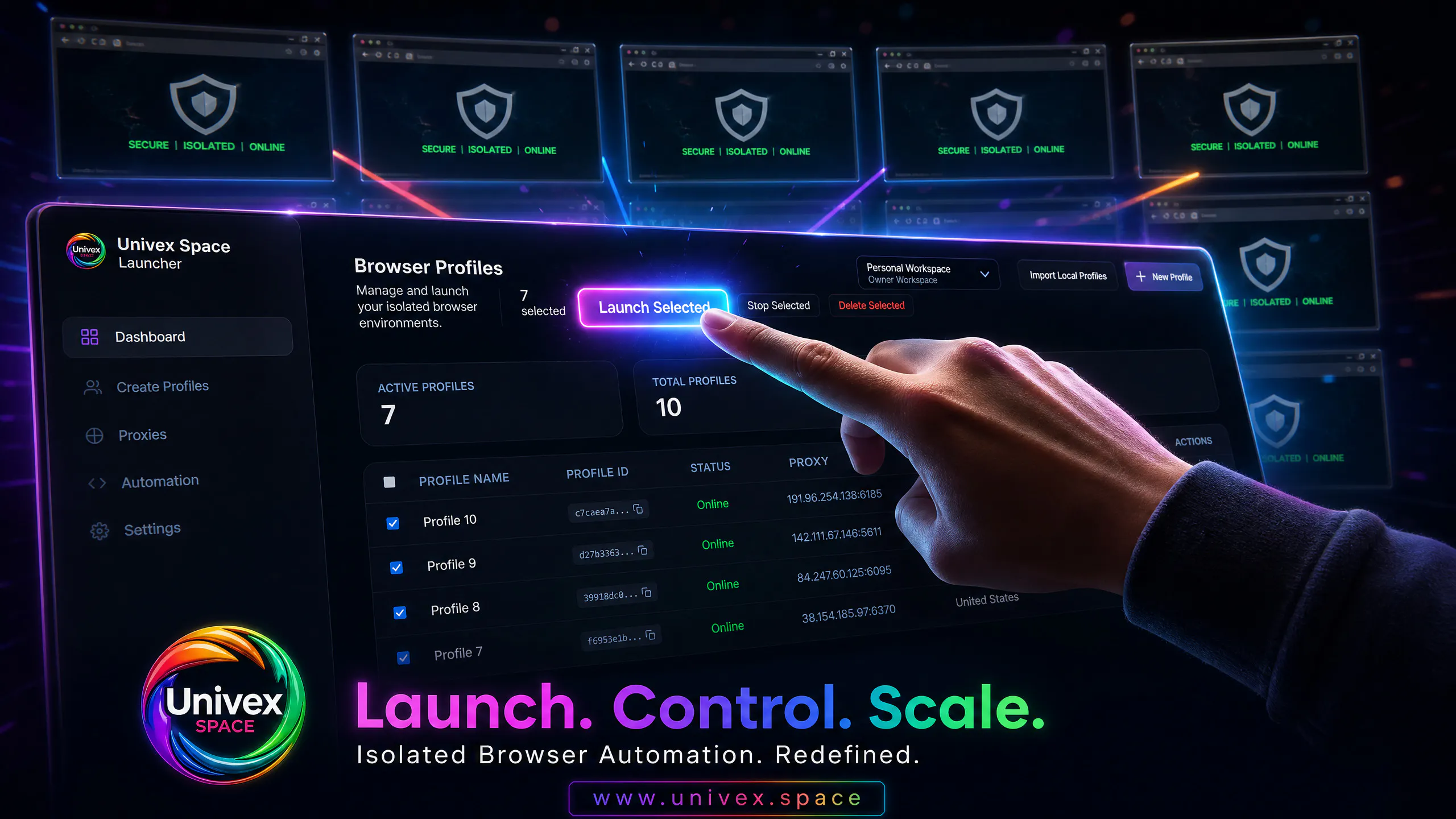 Univex Browser gallery image