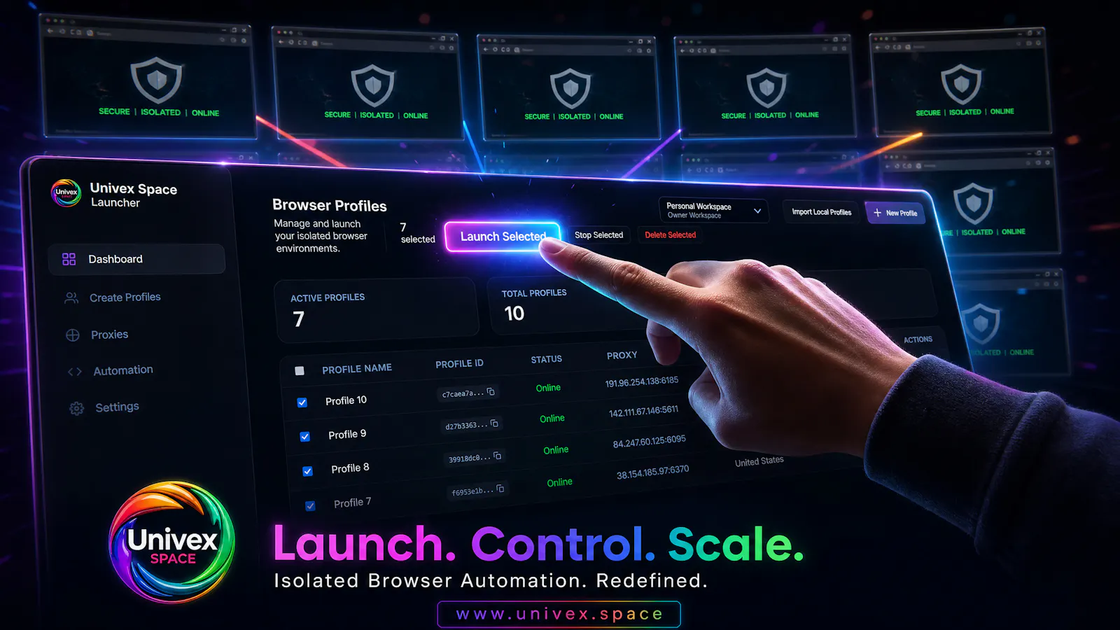 Univex Browser screenshot 4