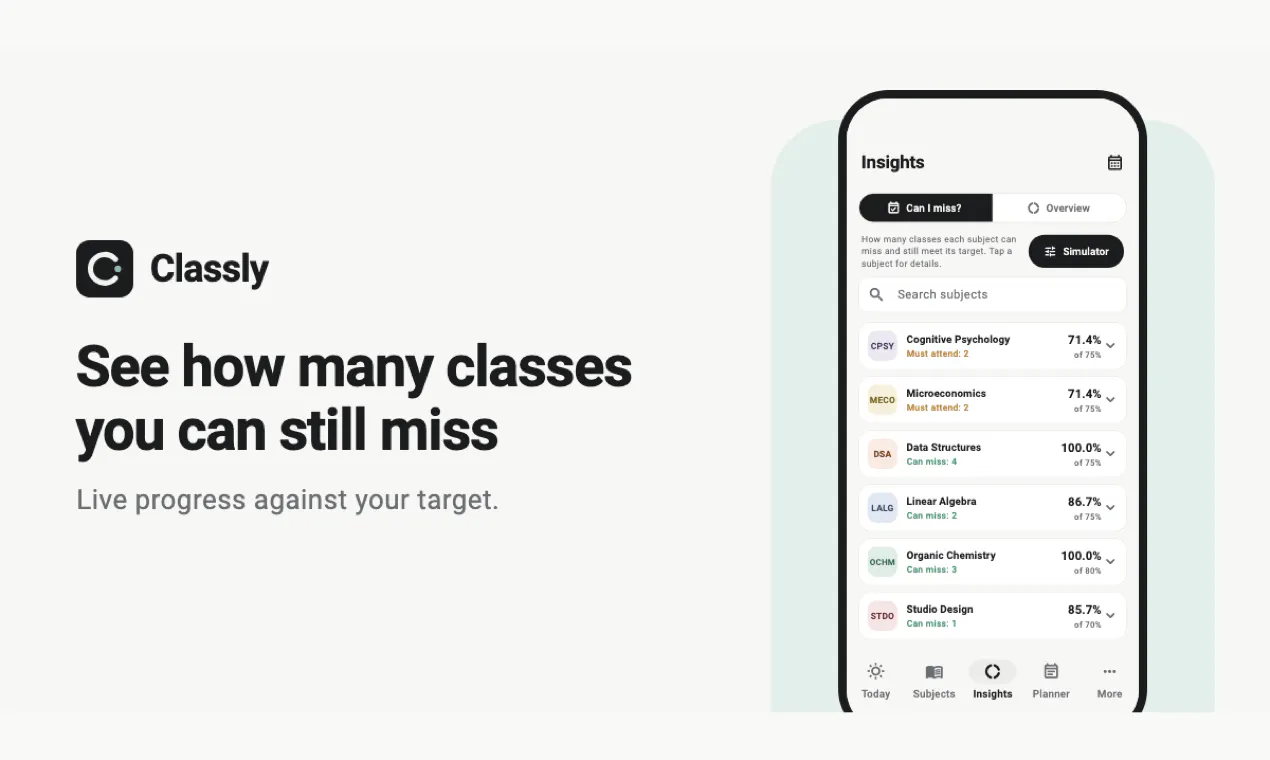 Classly: Attendance Tracker gallery image