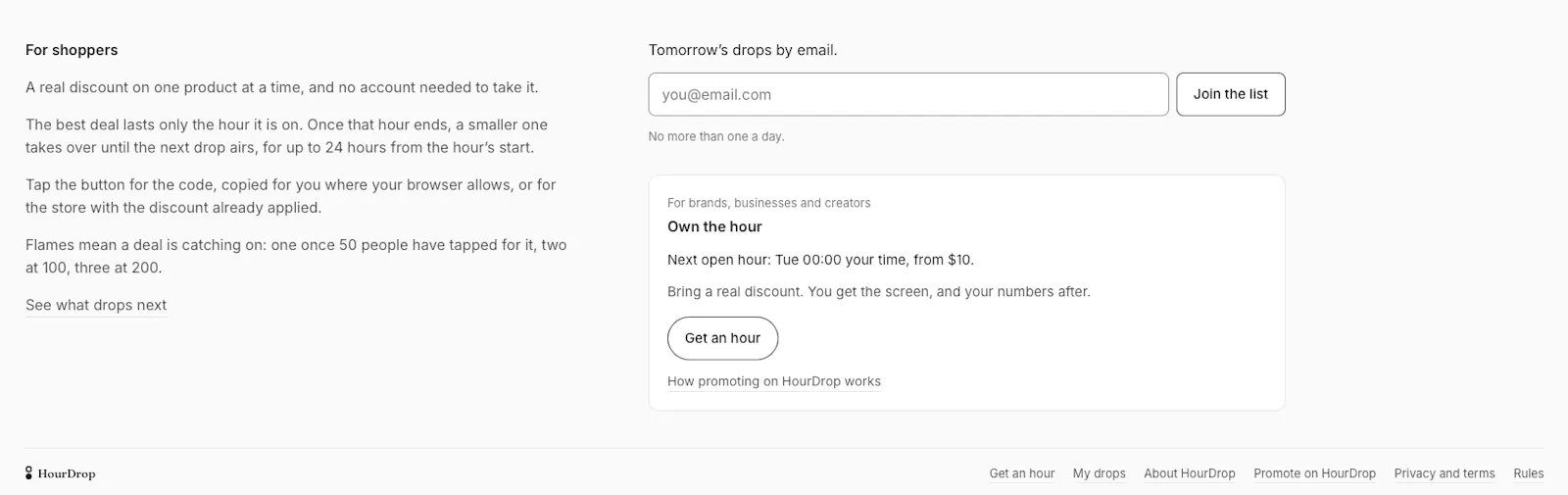 HourDrop screenshot 3