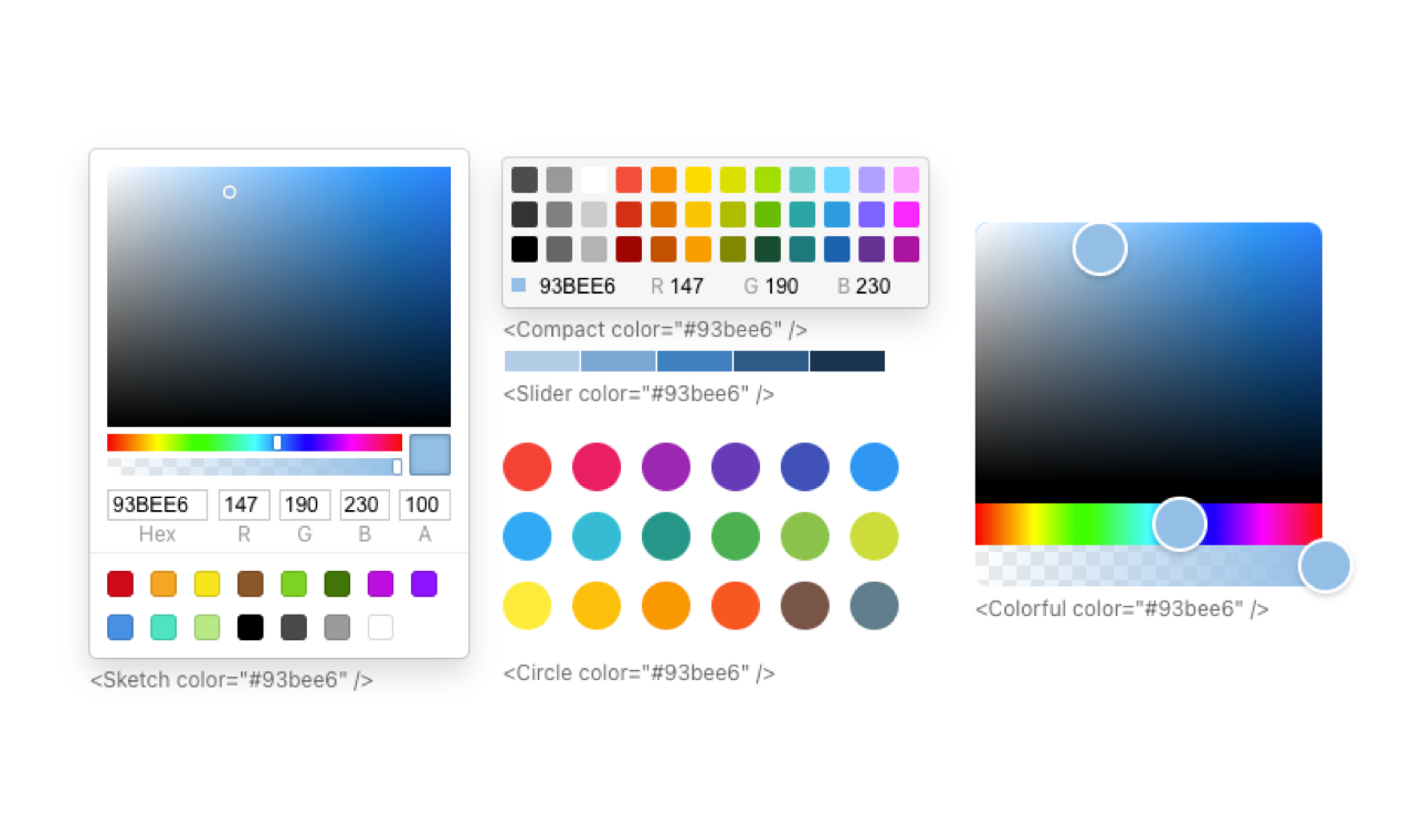 React Color gallery image