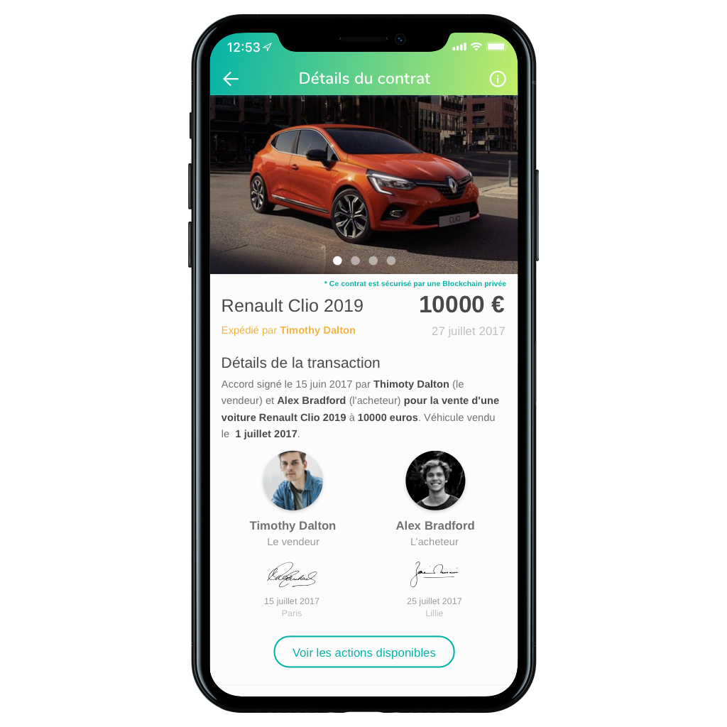 Blockchain for ads site : TrustME .