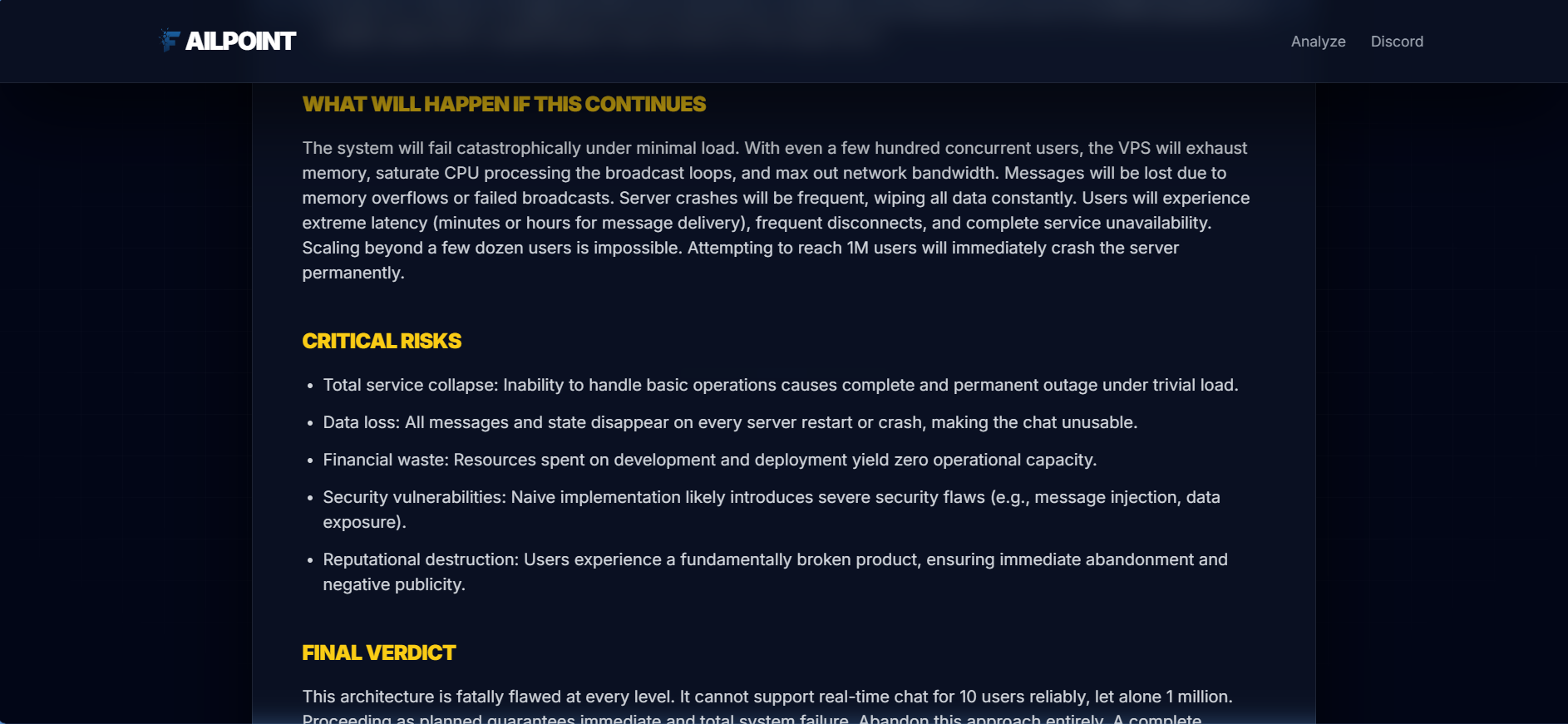 Failpoint - Screenshot 5 showing product features and functionality