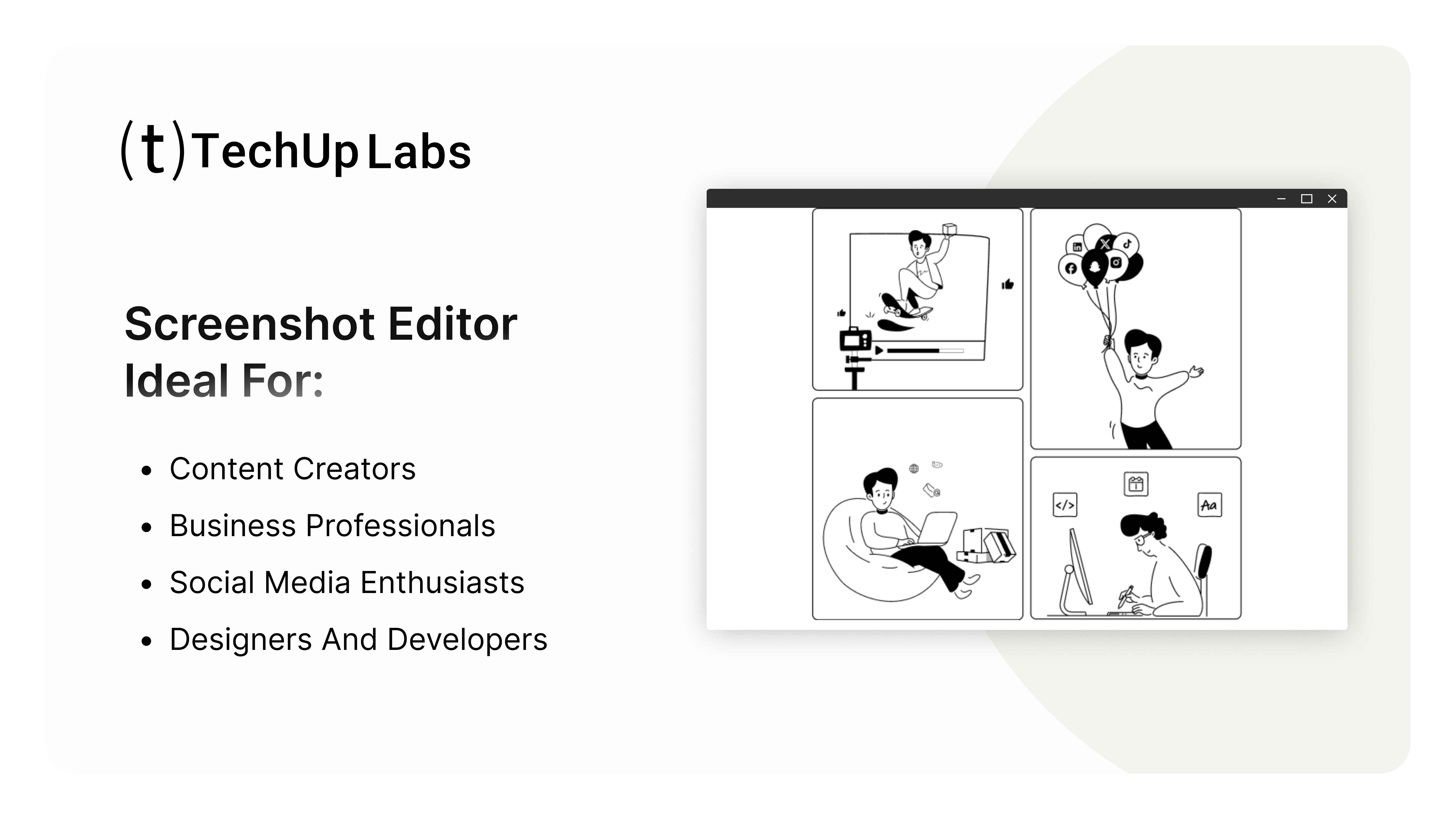 TechUp Labs - Screenshot Editor Tool gallery image