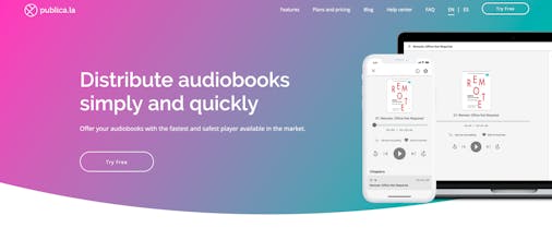 Audiobooks & Podcast Custom Web Player gallery image