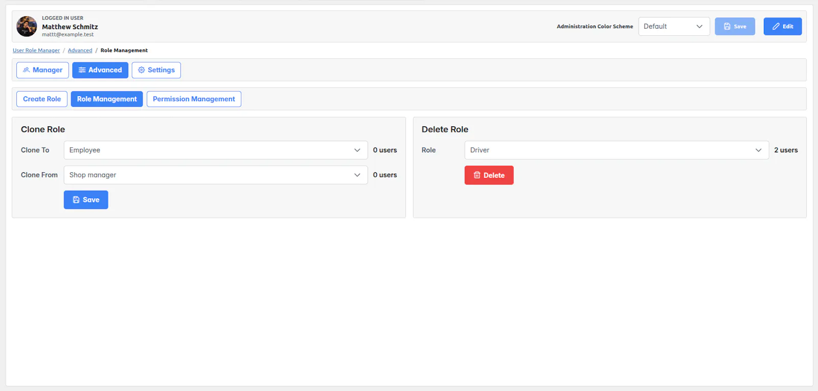 WP EQ Web Role Manager screenshot 3