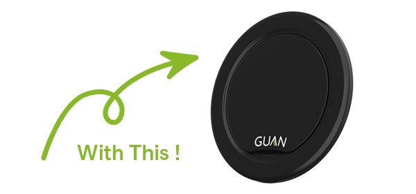 GUAN Mag O Snap Grip & Stand for Phones