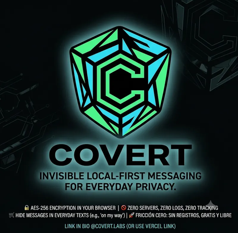 Covert screenshot 1