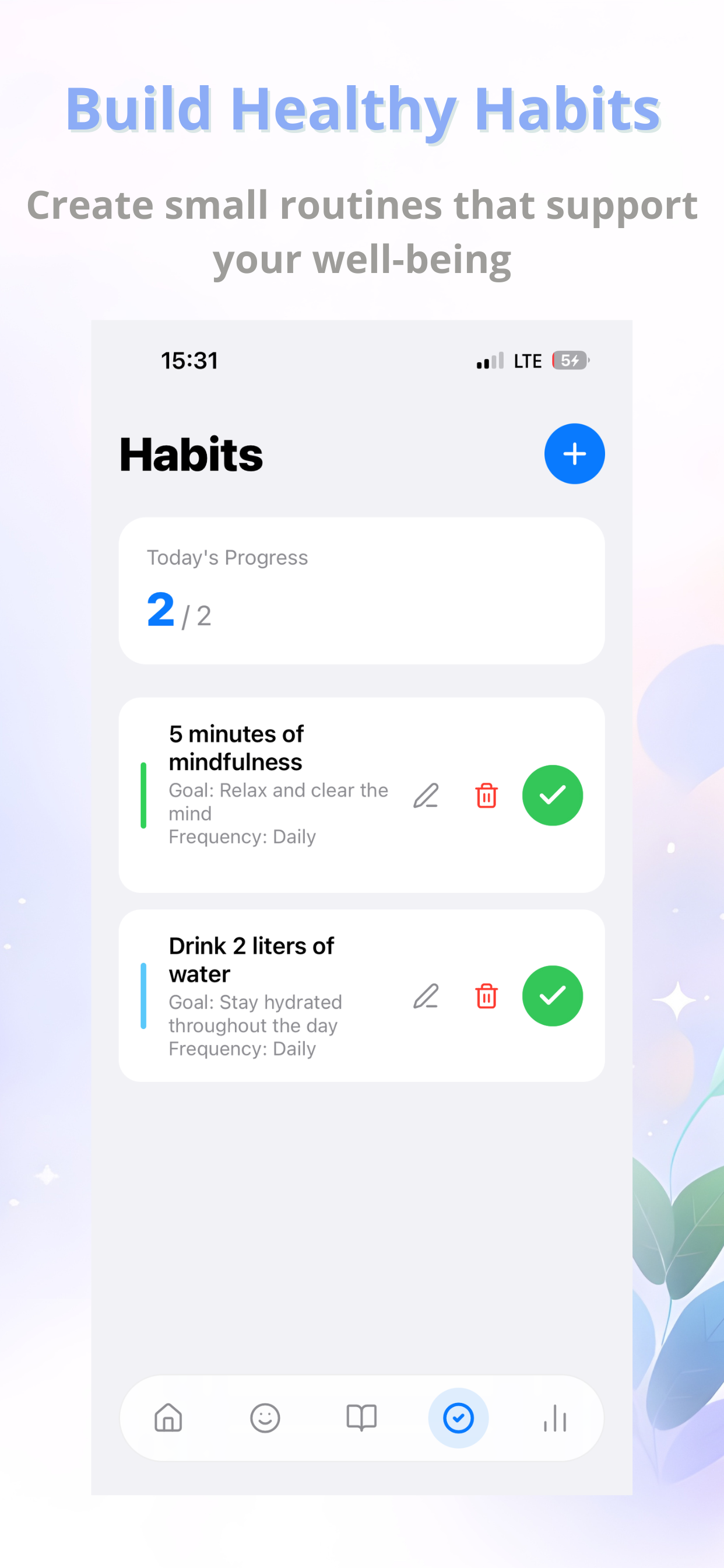 Mindful Journal – Mood & Habits - Screenshot 5 showing product features and functionality