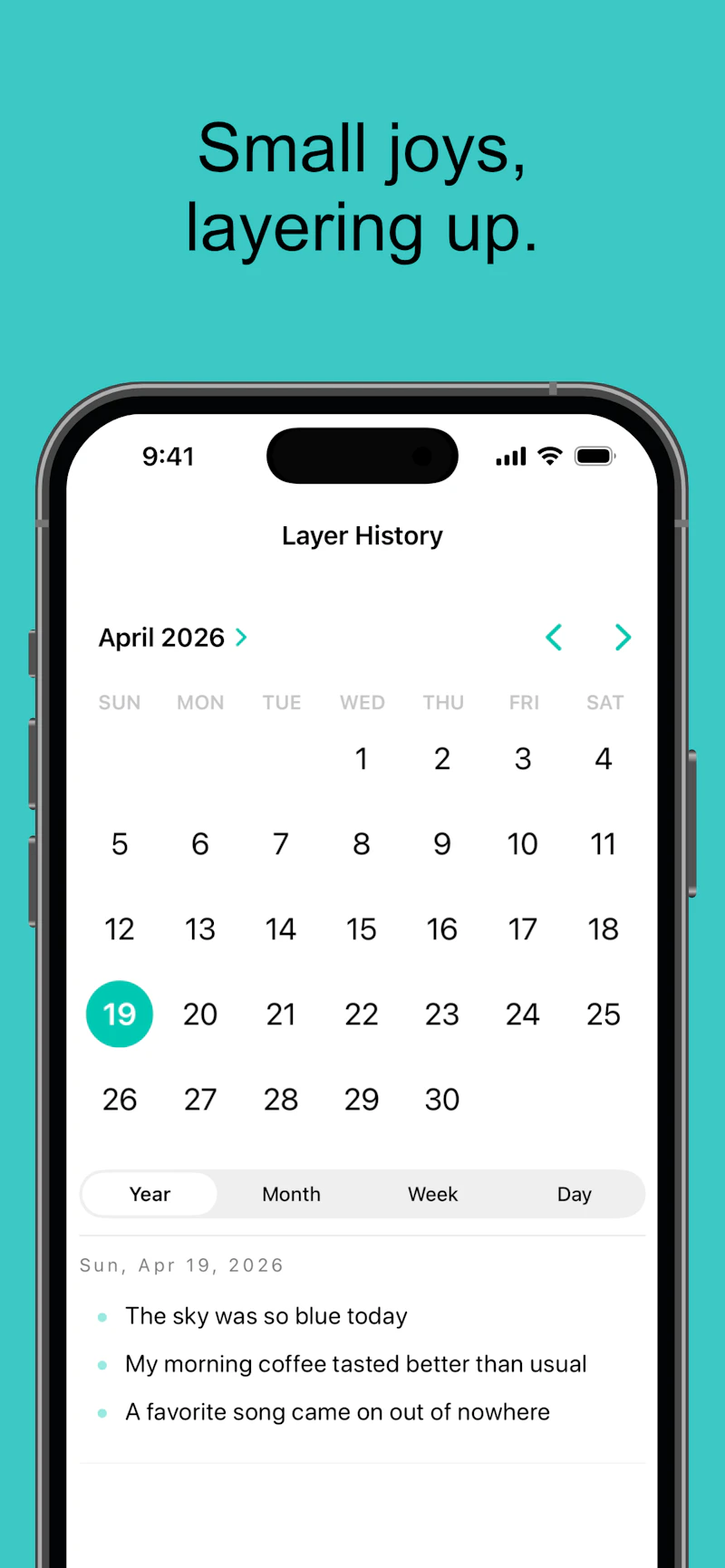 LayerDiary - Positive Journal screenshot 2