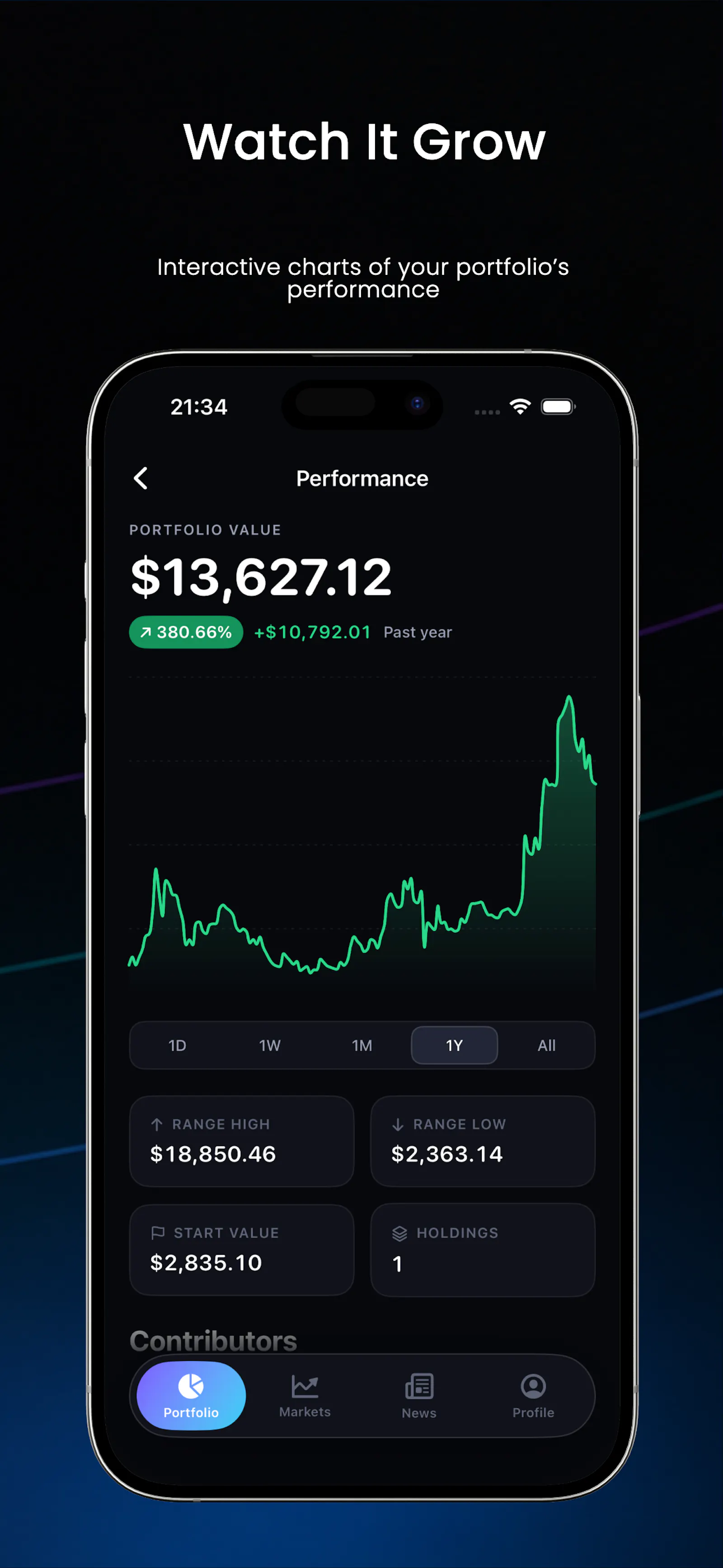 FinTrack: Crypto & Stocks screenshot 3