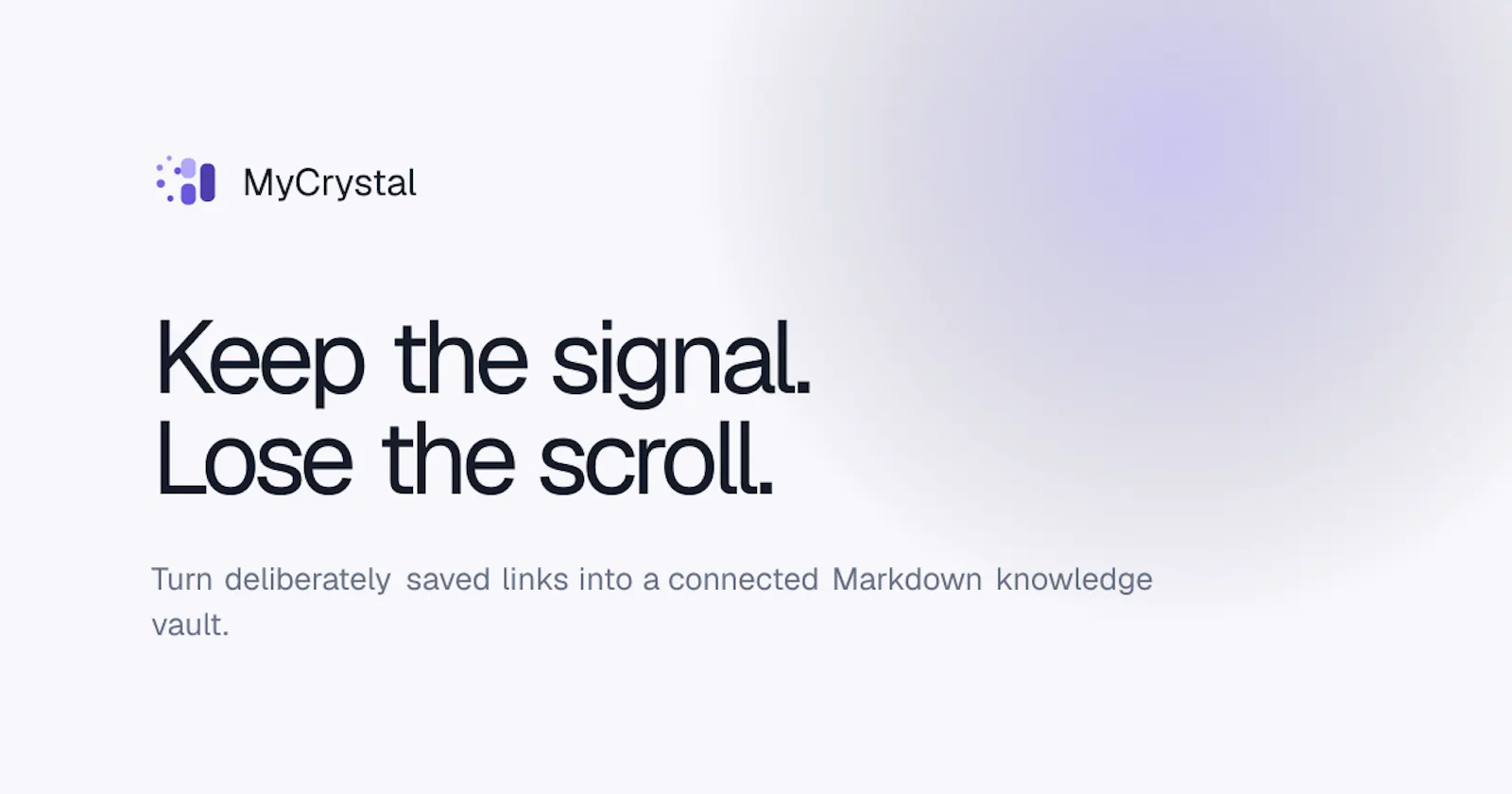 MyCrystal — X posts and web to Markdown screenshot 2