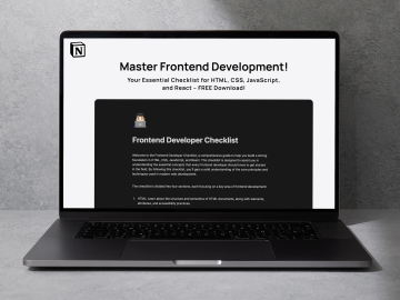 Elenco di controllo per sviluppatori frontend