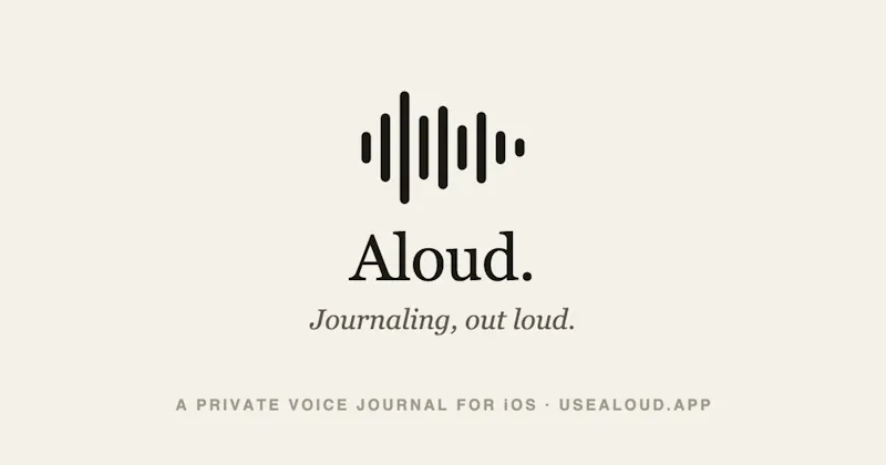 Aloud: AI Voice Journal screenshot 2