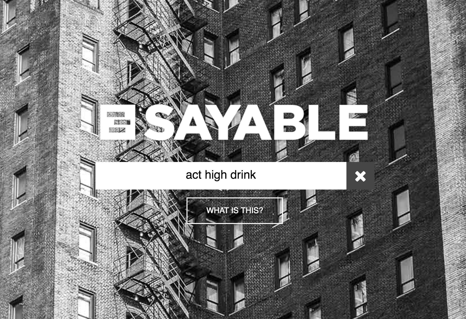 Sayable gallery image