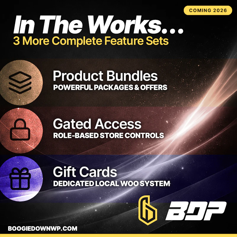 Boogie Down Products for WooCommerce screenshot 3
