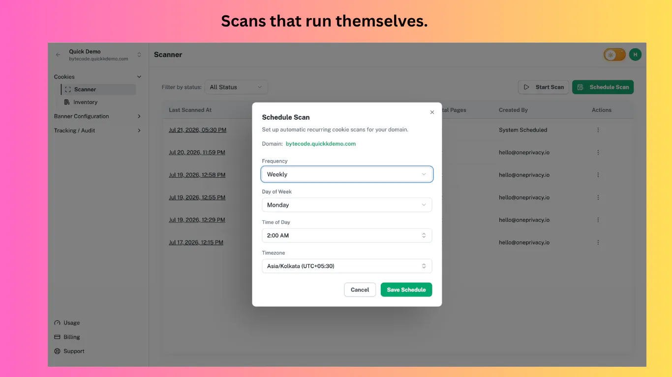 One Privacy screenshot 3