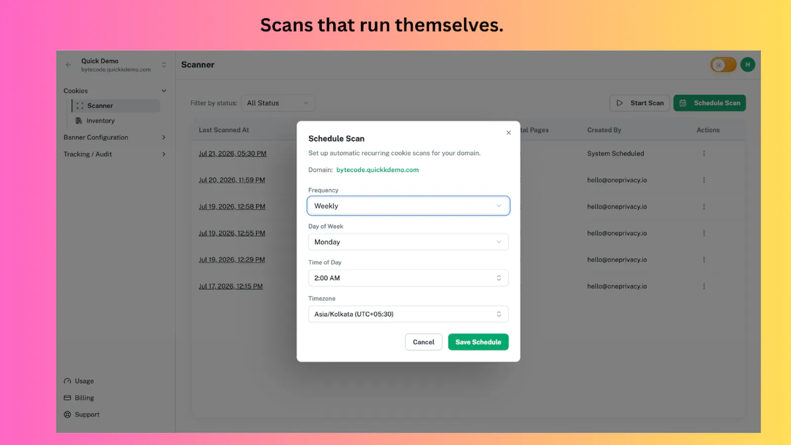One Privacy screenshot 3