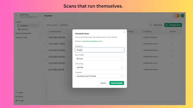 One Privacy screenshot 3