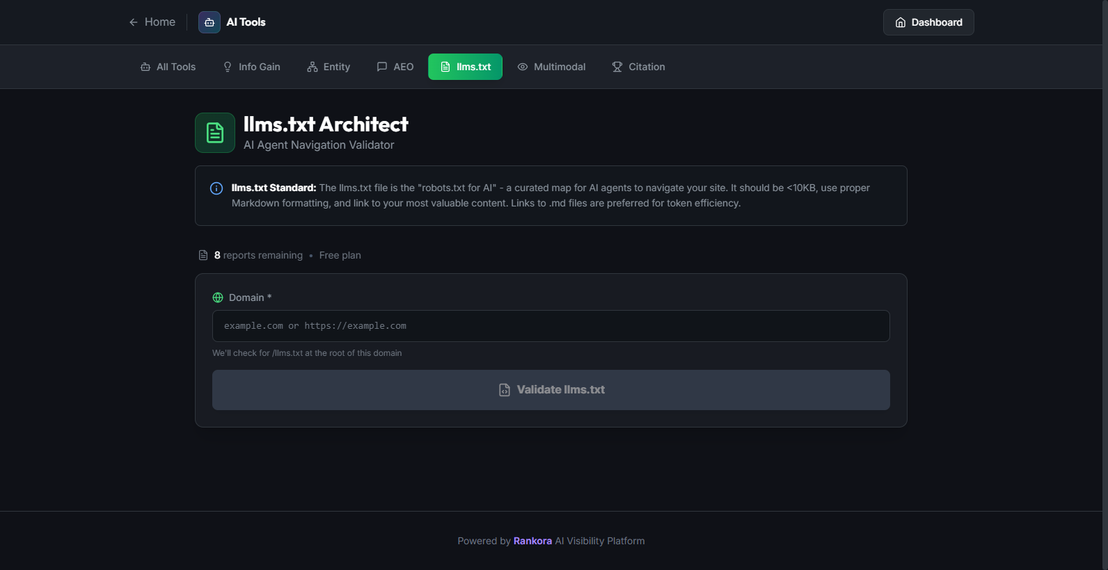 llms.txt Architect gallery image