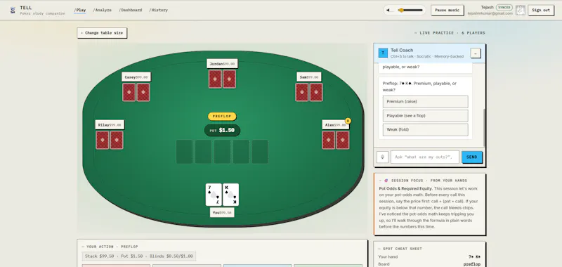 Tell screenshot 2