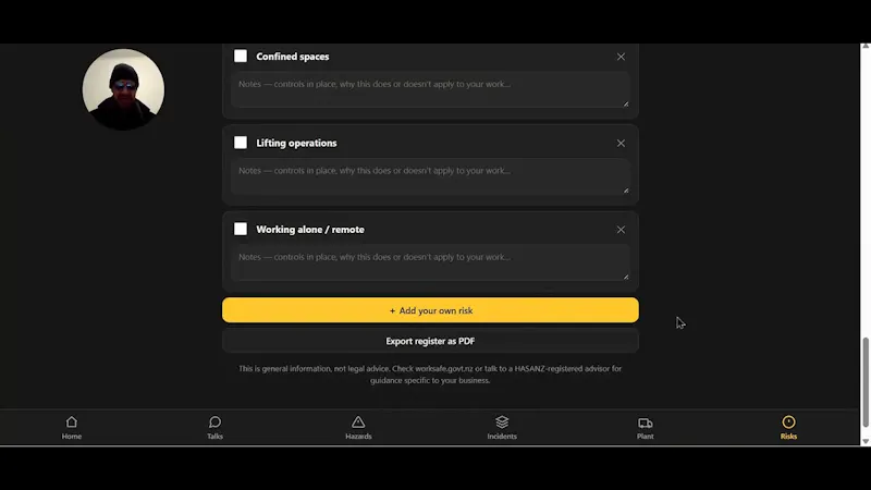 Workplace Safety App Site Safety Toolbox screenshot 1 (video preview)