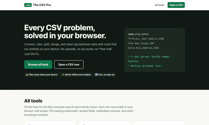 The CSV Pro screenshot 3