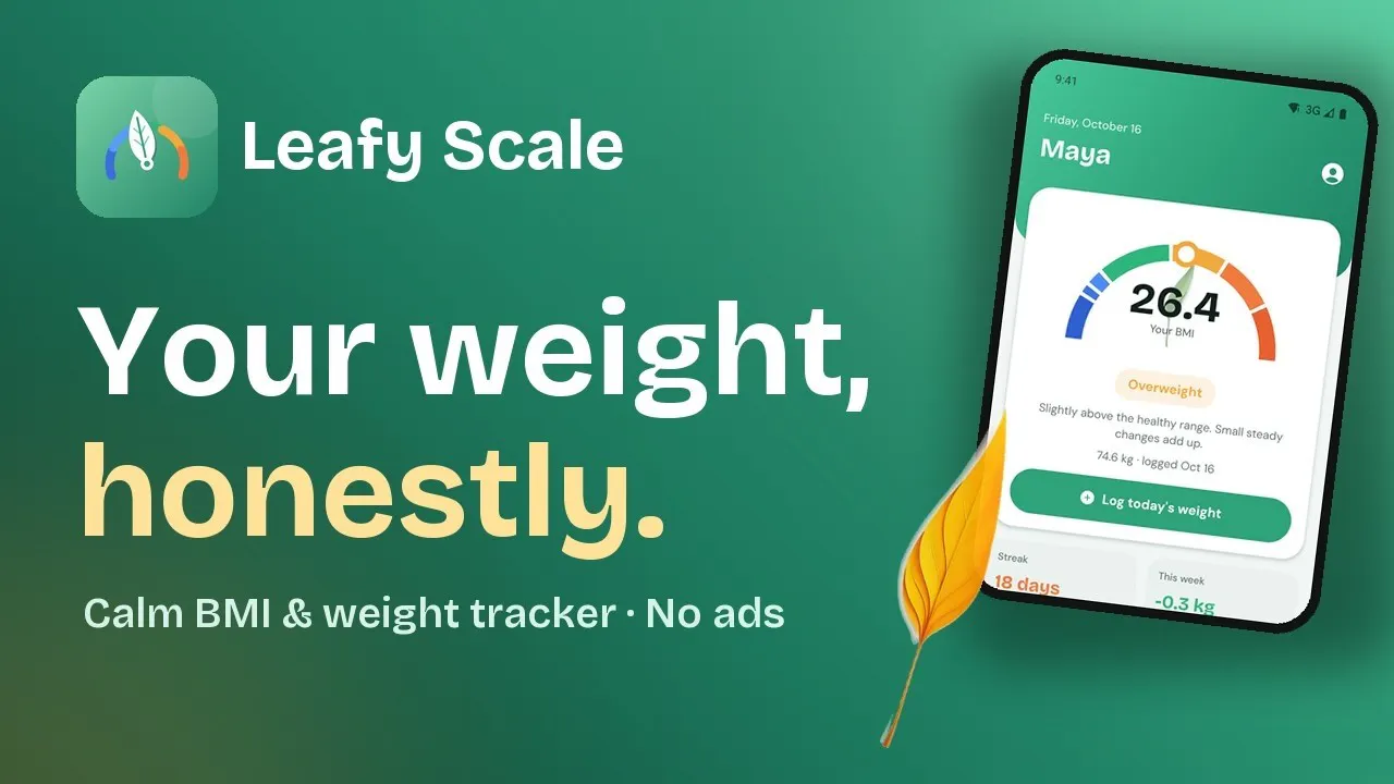 Leafy Scale: BMI & Weight Log gallery image