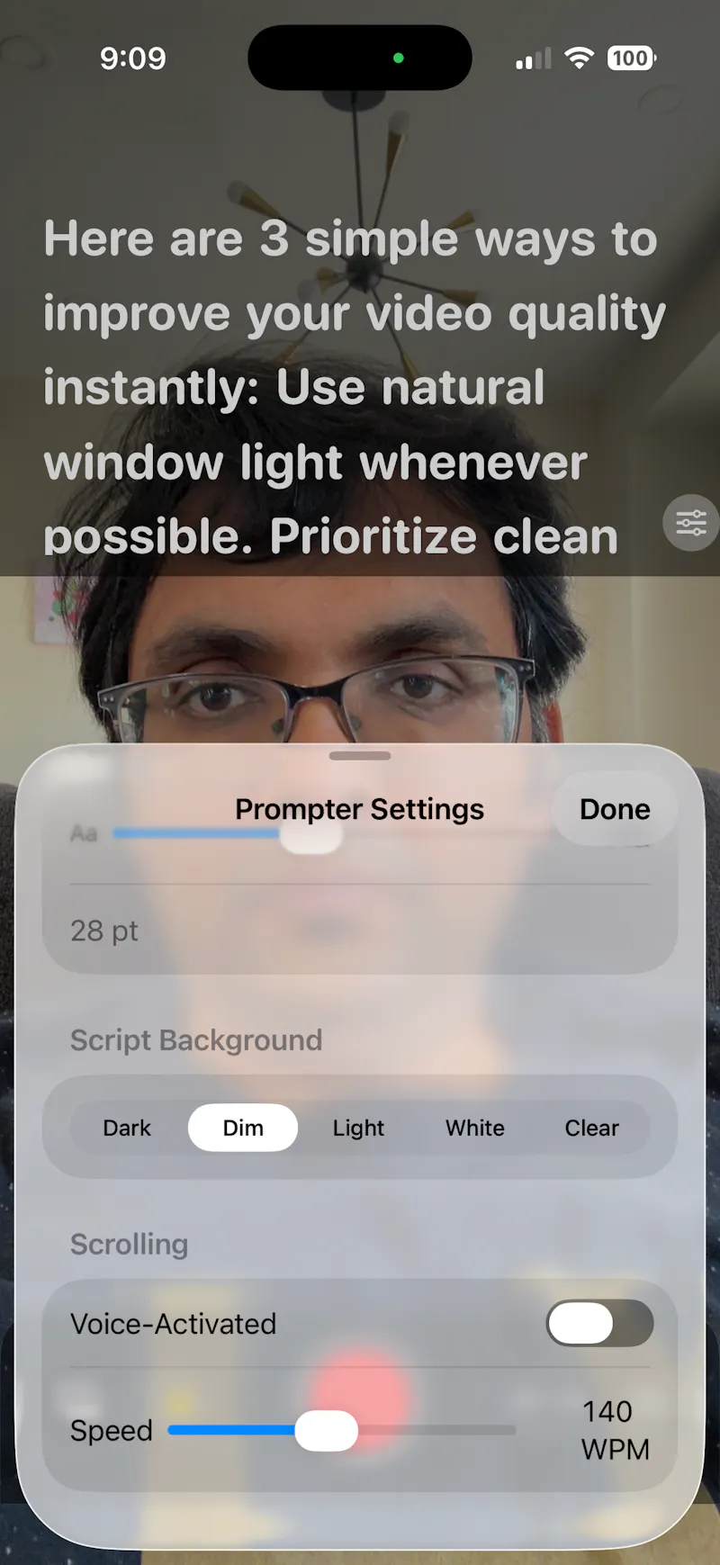 VoxCue Smart Teleprompter screenshot 5