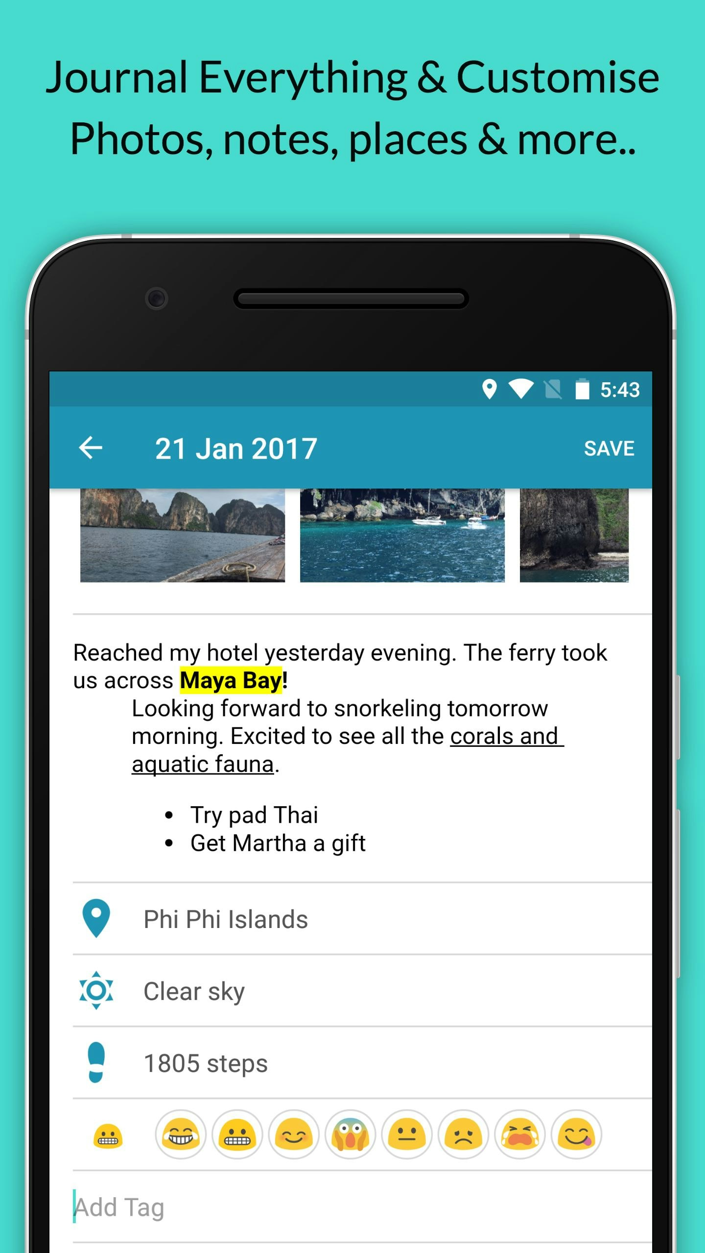 Journaly for Android gallery image