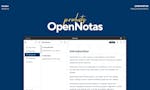 OpenNotas image