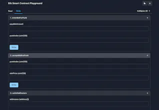 Eth smart contract playground gallery image