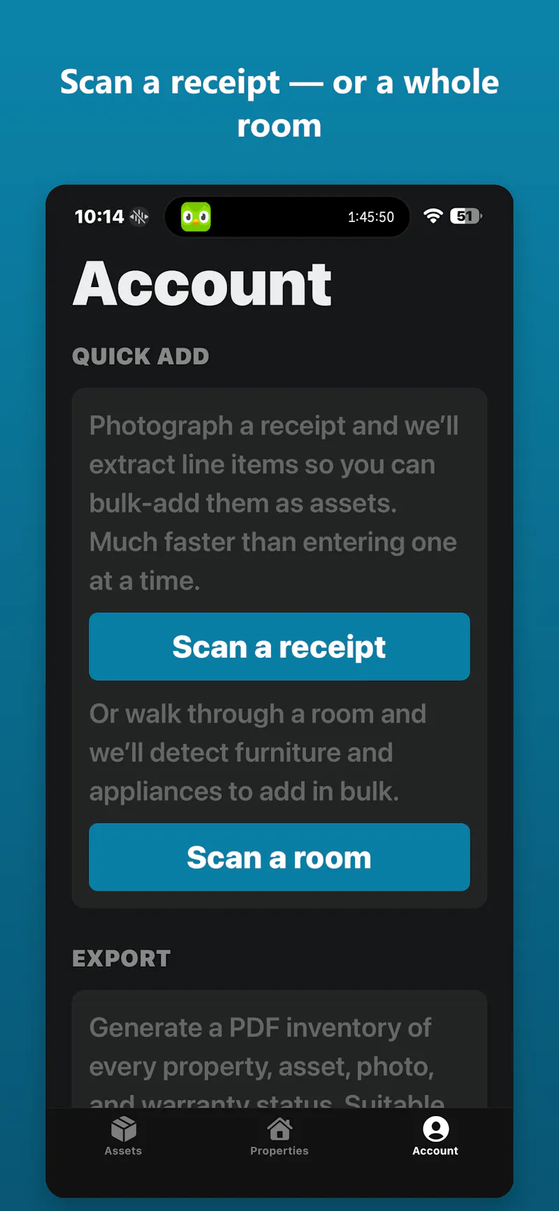 Asset Vault screenshot 2