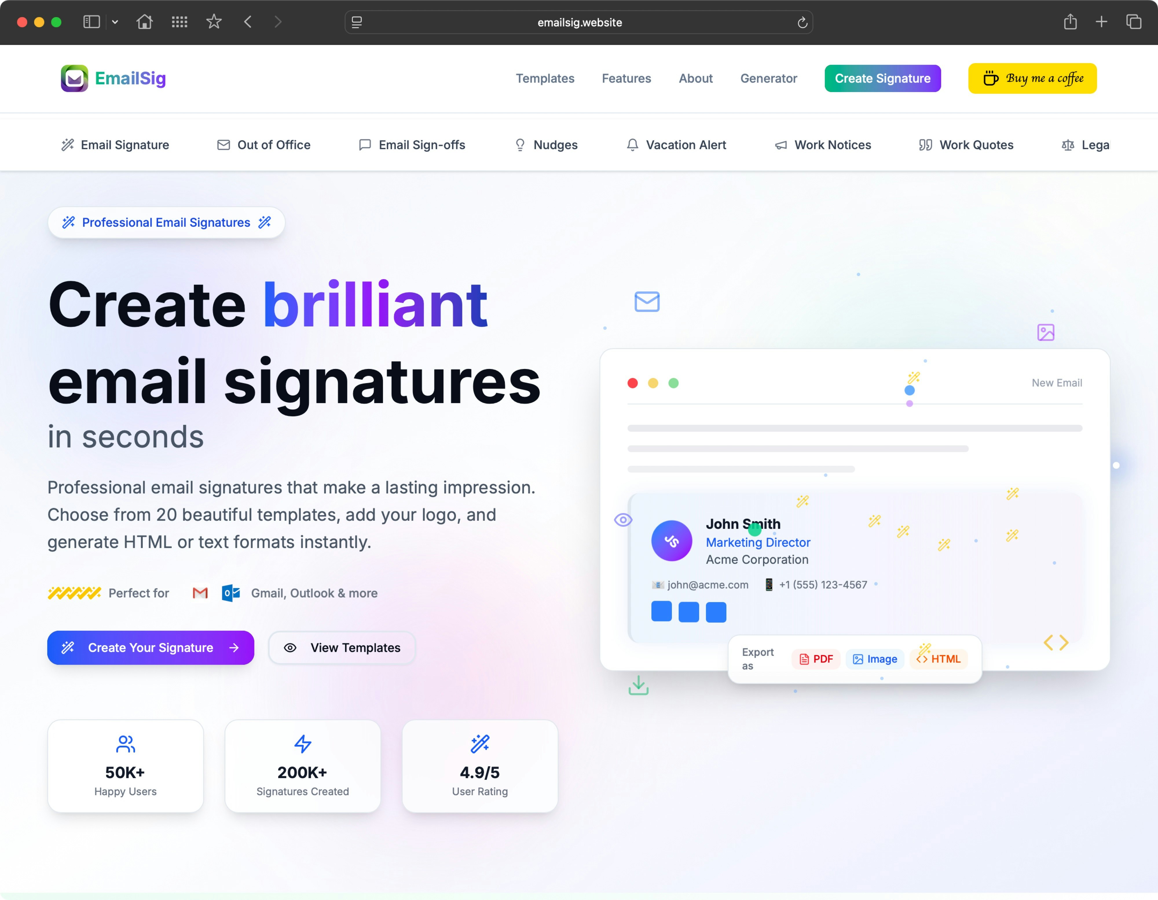 EmailSig gallery image