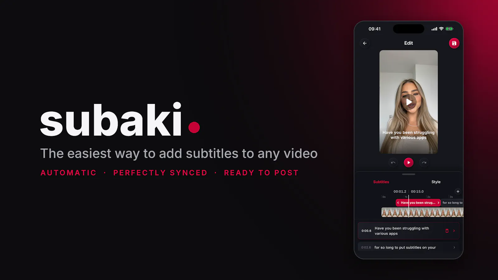 Subaki screenshot 2