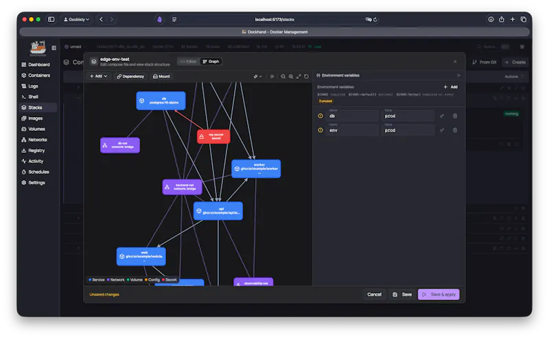 Dockhand screenshot 10