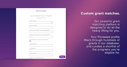 Pocketed Grant Matching Platform gallery image