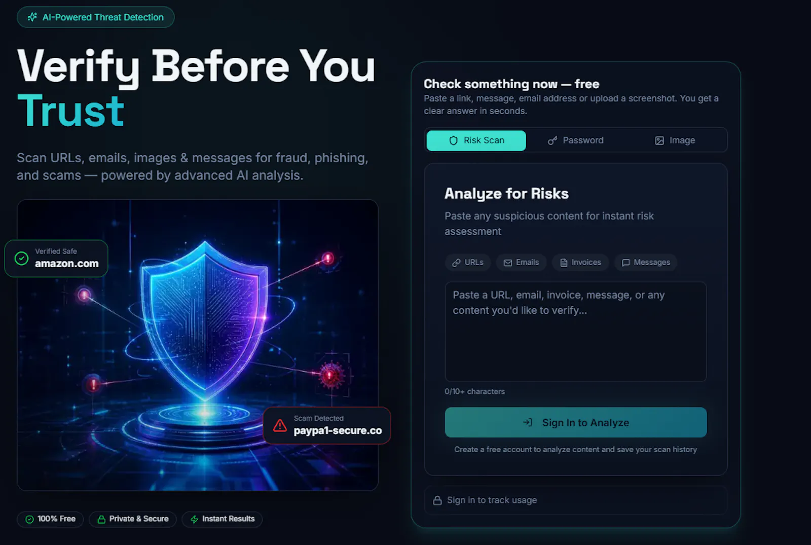 ScamsShield screenshot 1