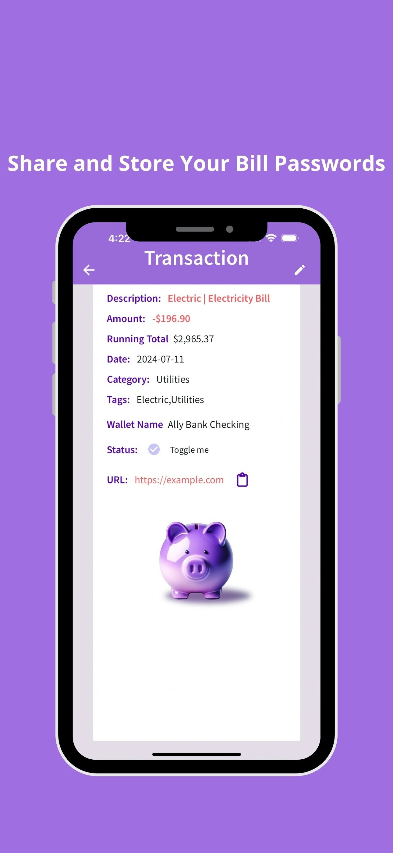 L'app Purple Piggy Bank media 5