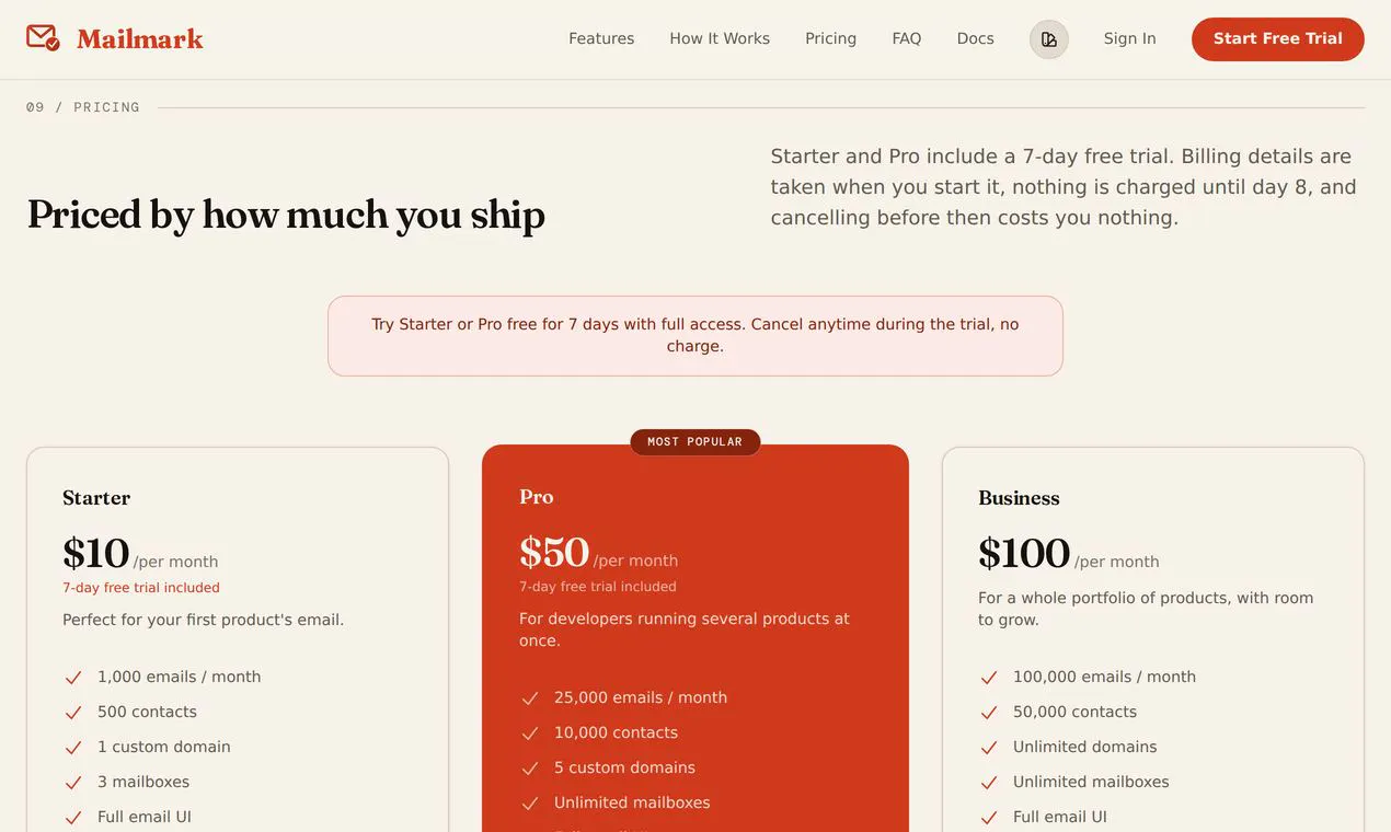 Mailmark screenshot 6