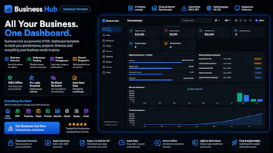 Business Hub All-in-One Dashboard gallery image