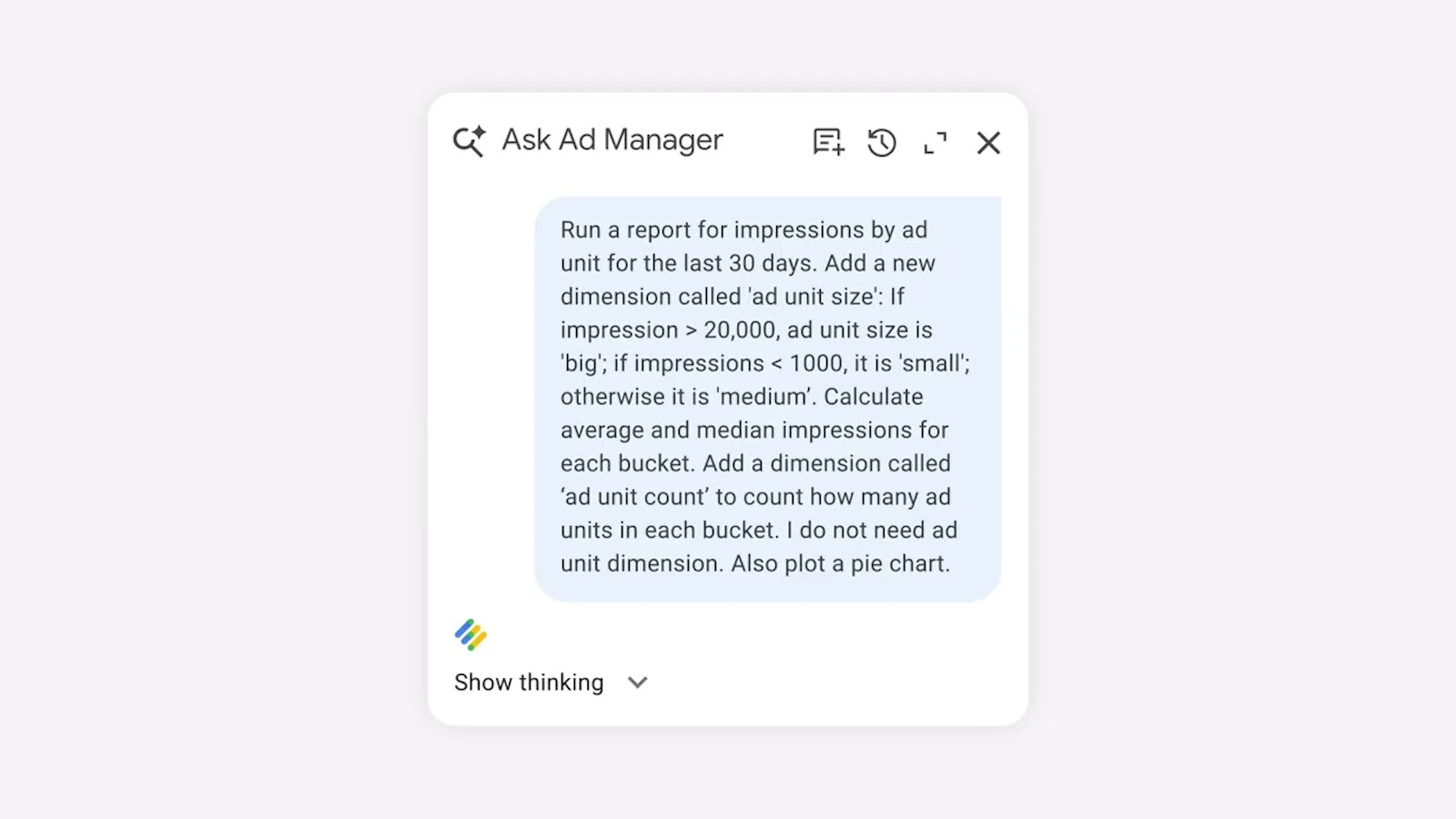 Ask Ad Manager by Google Ads screenshot 1 (video preview)
