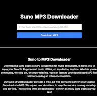 Suno MP3 Downloader