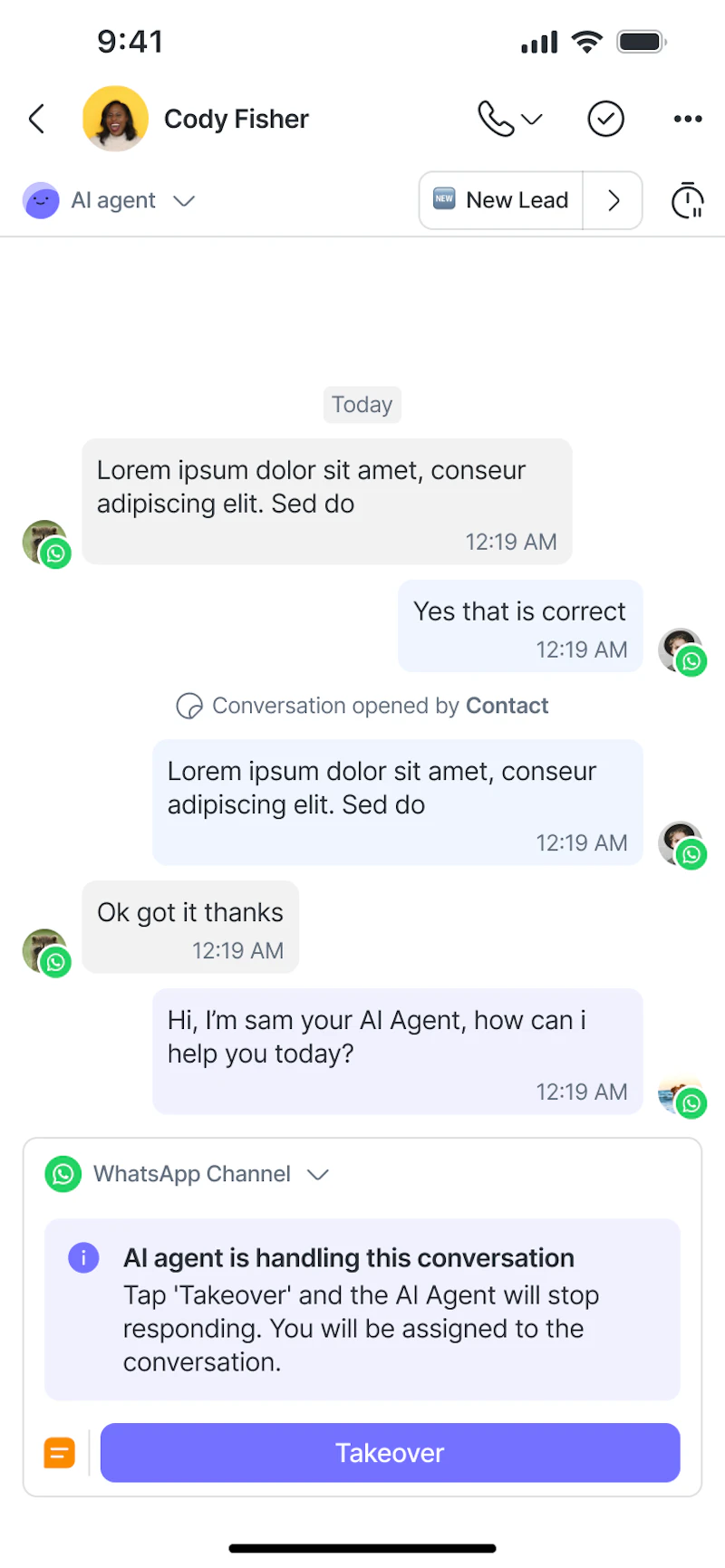 Respond.io Mobile App screenshot 2