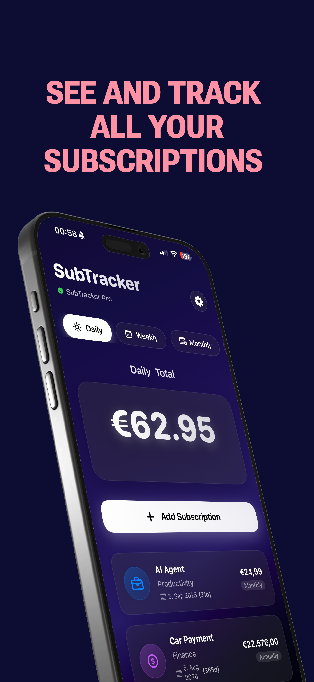 Subtracker Live media 2