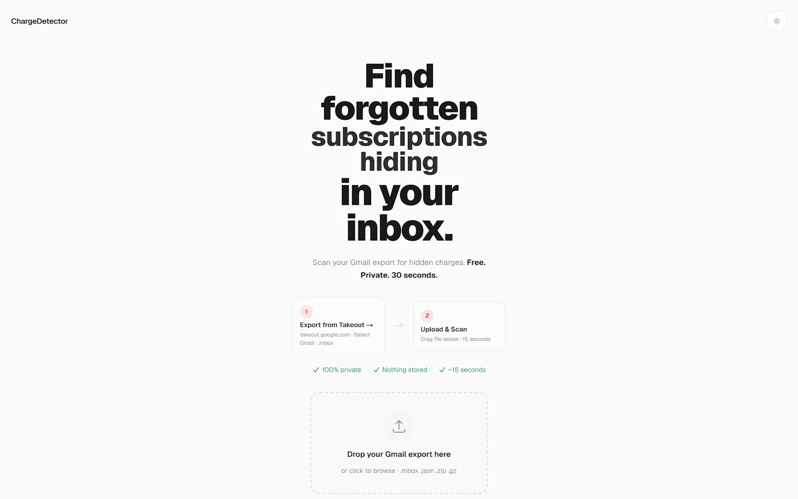 ChargeDetector screenshot 2