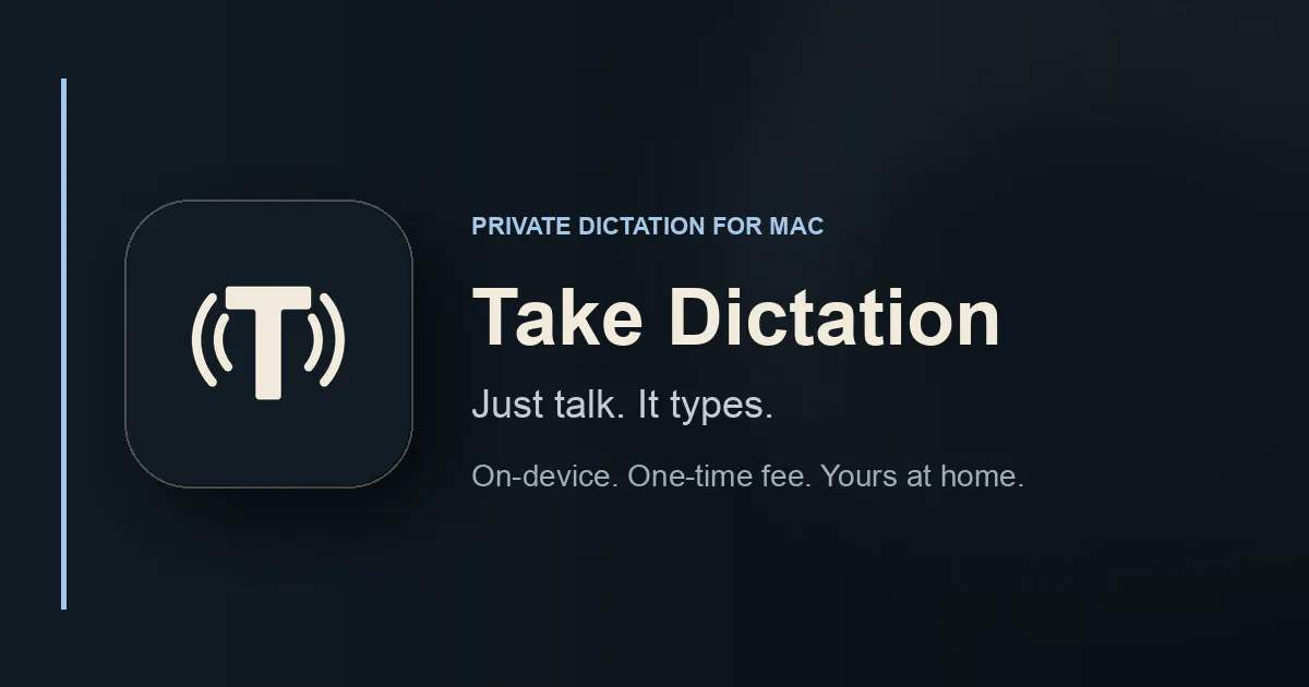 Take Dictation gallery image
