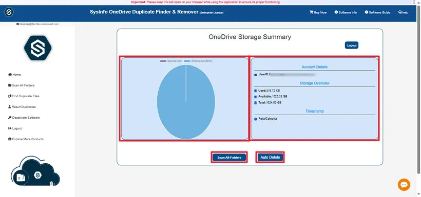 SysInfo Yahoo Backup Tool - Screenshot 2 showing product features and functionality