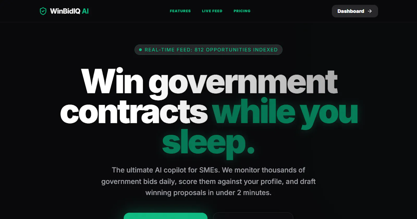 WinBidIQ screenshot 2
