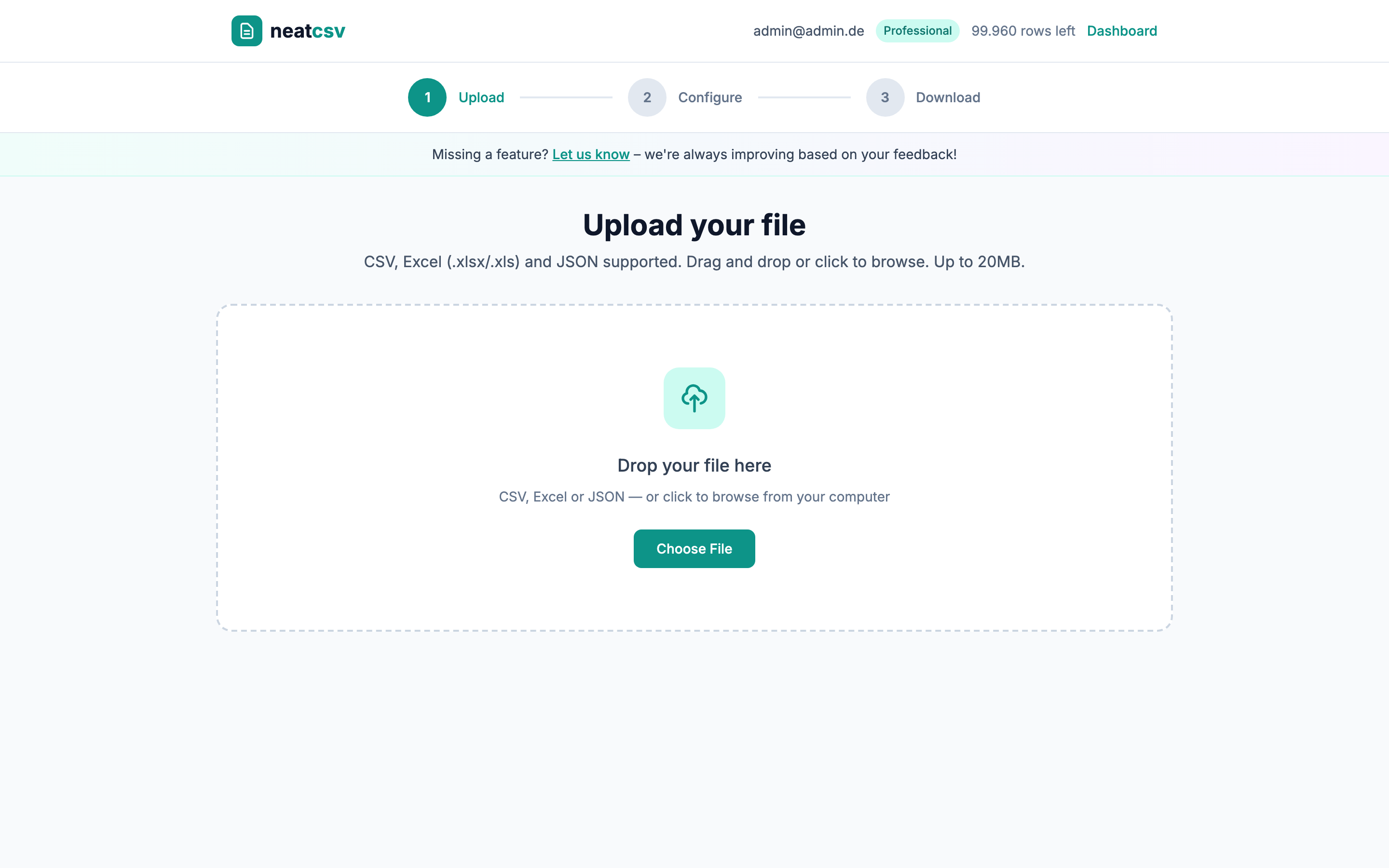 neatcsv gallery image